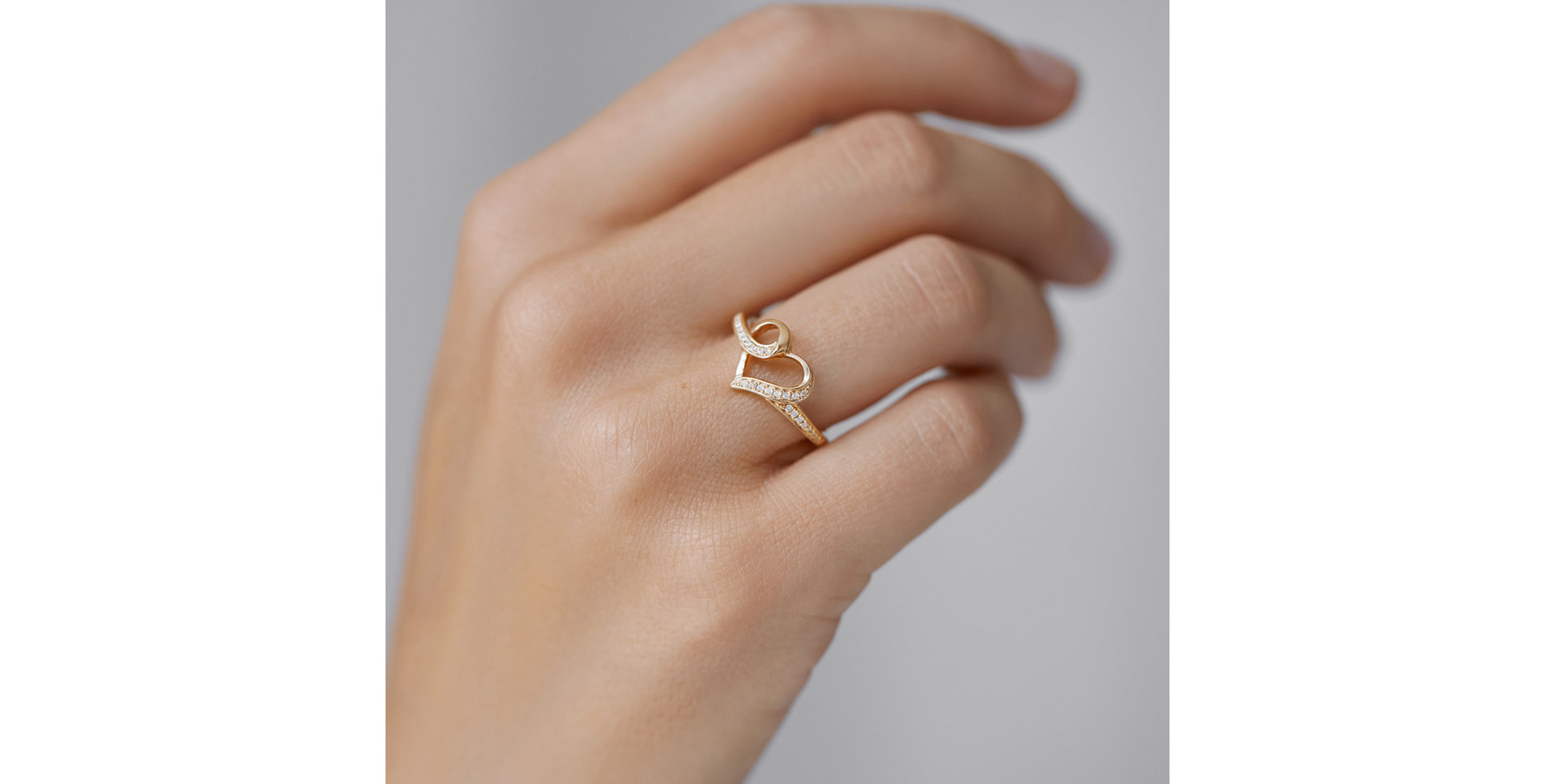 Prsten s diamanty Tangled Love