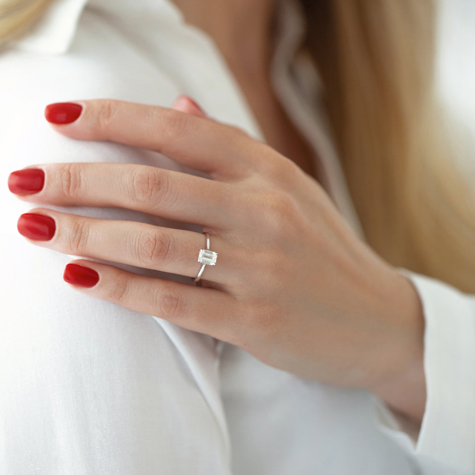 Prsten s diamantem Sparkling Octave