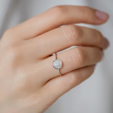 Prsten s diamanty Charming Circle