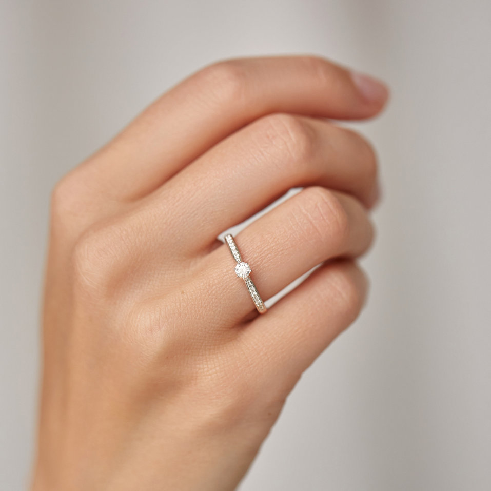 Prsten s diamanty Midnight Romance