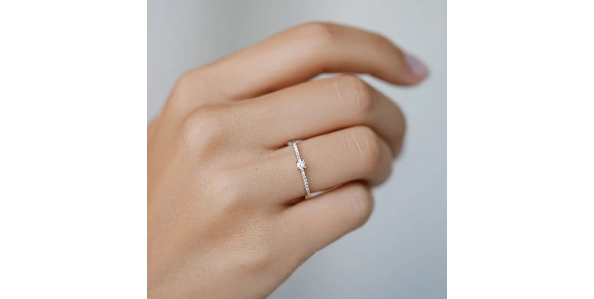 Prsten s diamanty Gem Simplicity