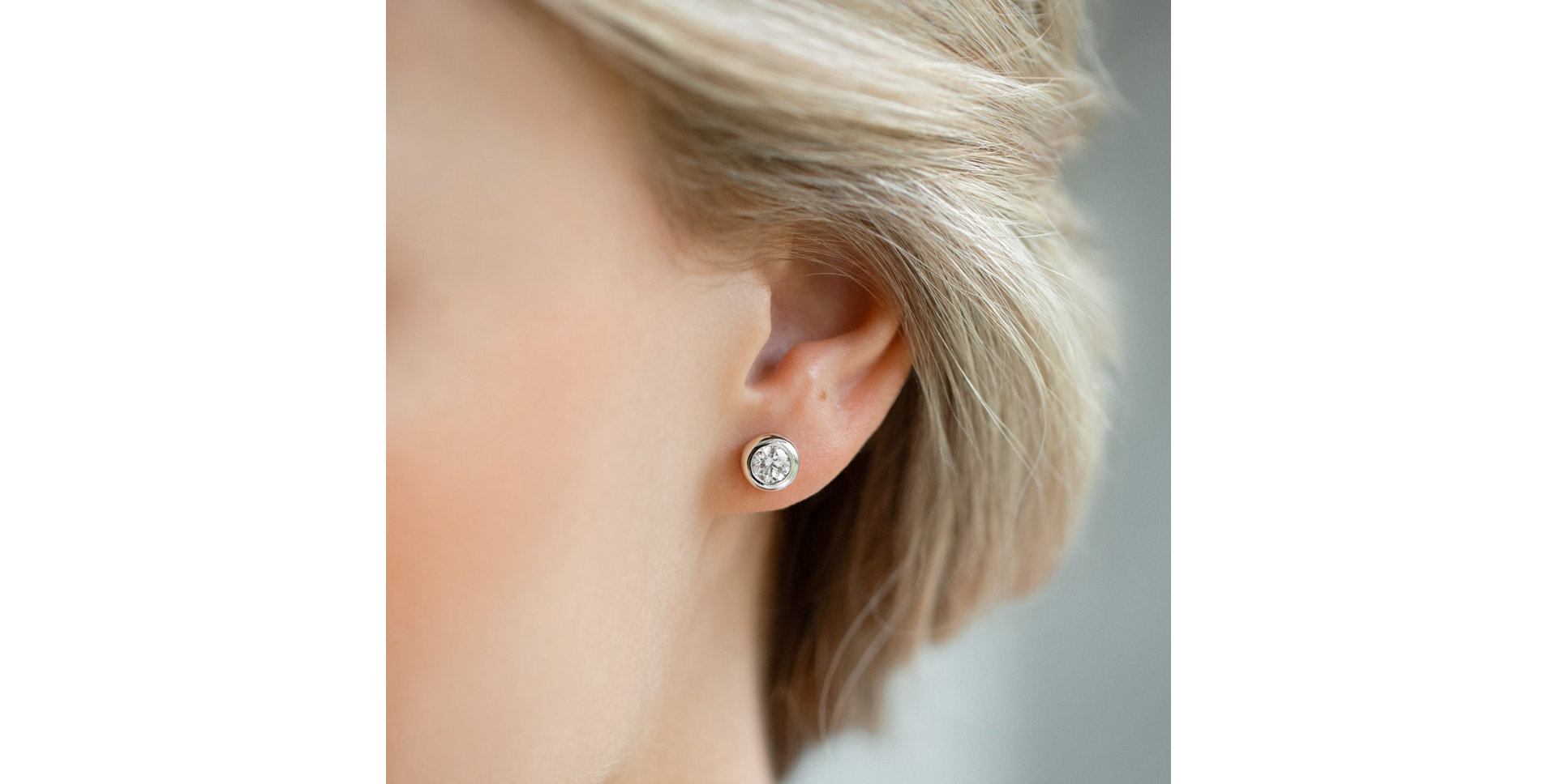 Náušnice s diamantem Sparkling Drops