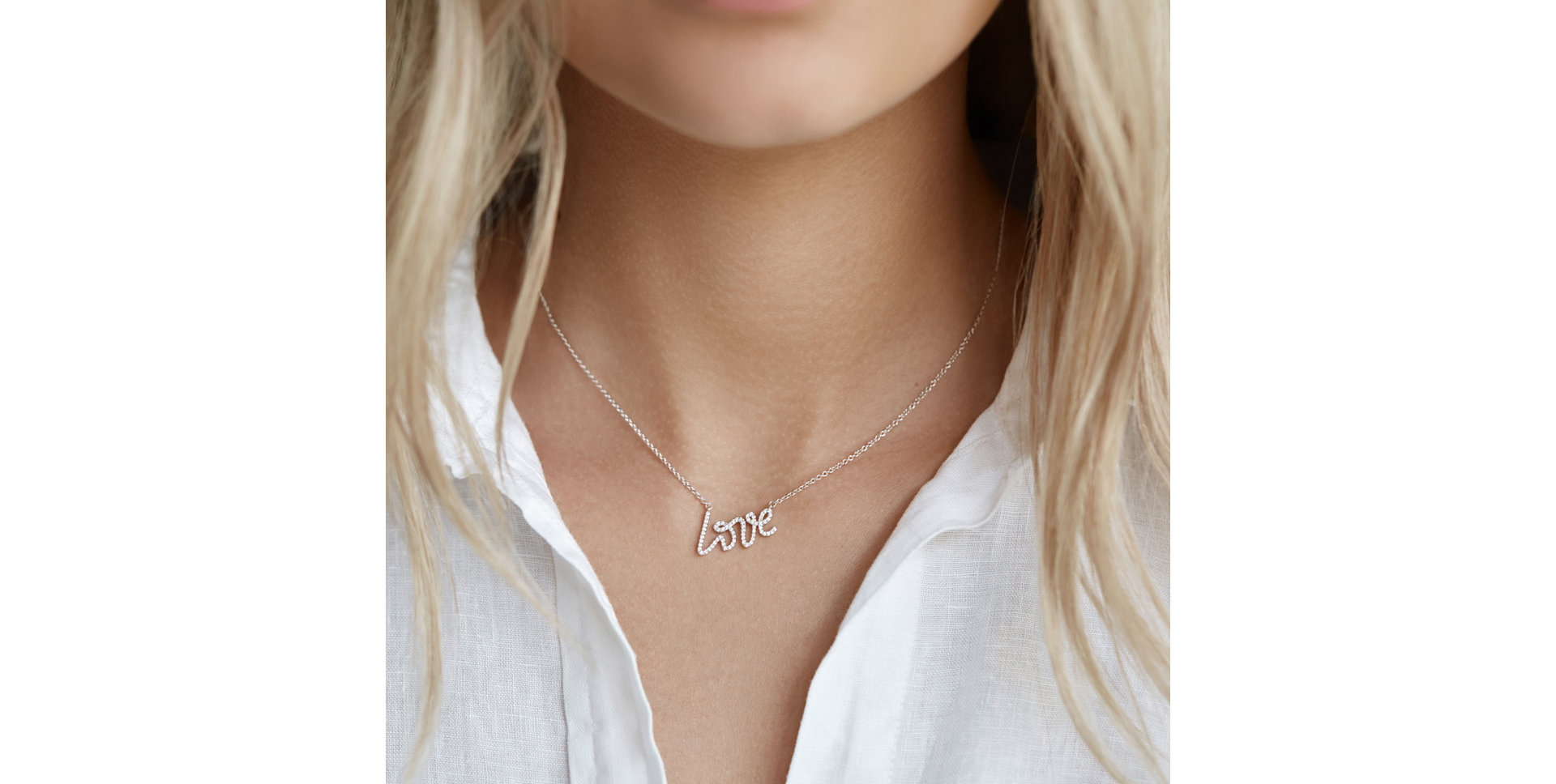 Náhrdelník s diamanty Luxury Love