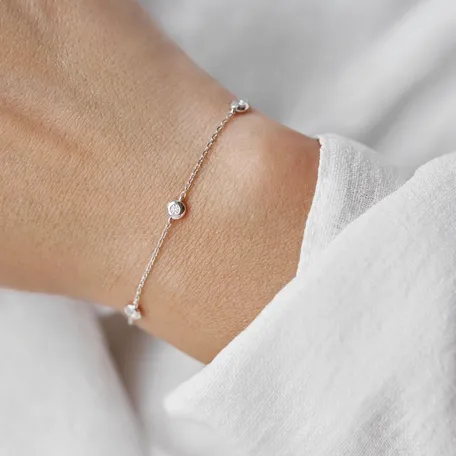 Náramek s diamanty Sparkling Dot