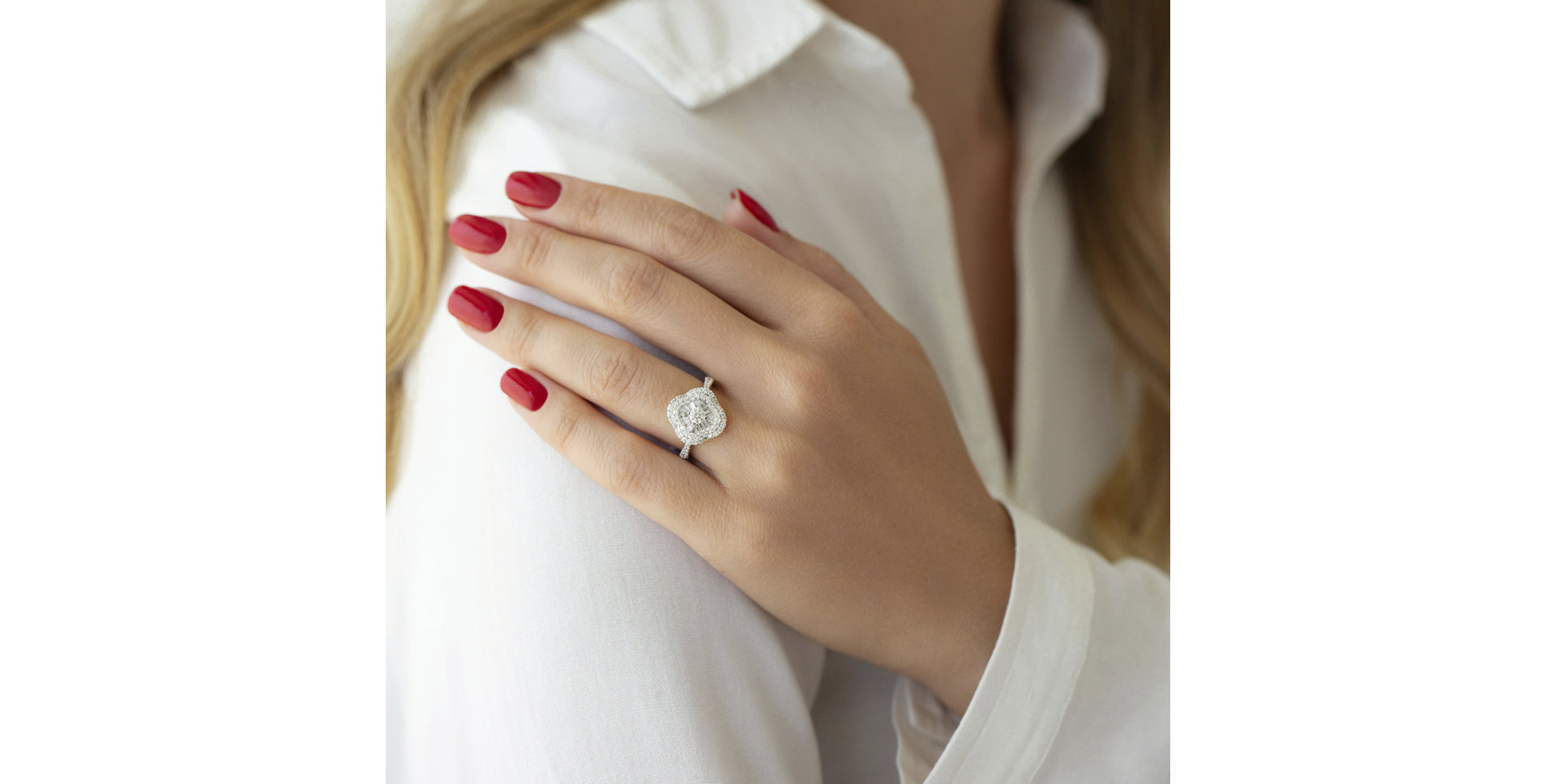 Prsten s diamanty Duchess Leandra