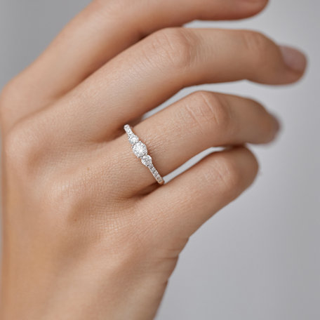Prsten s diamanty Médard