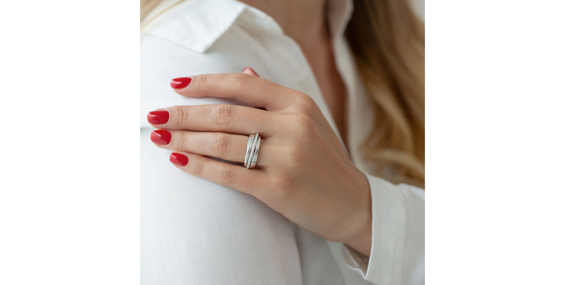 Prsten s diamanty Vesper Galaxy