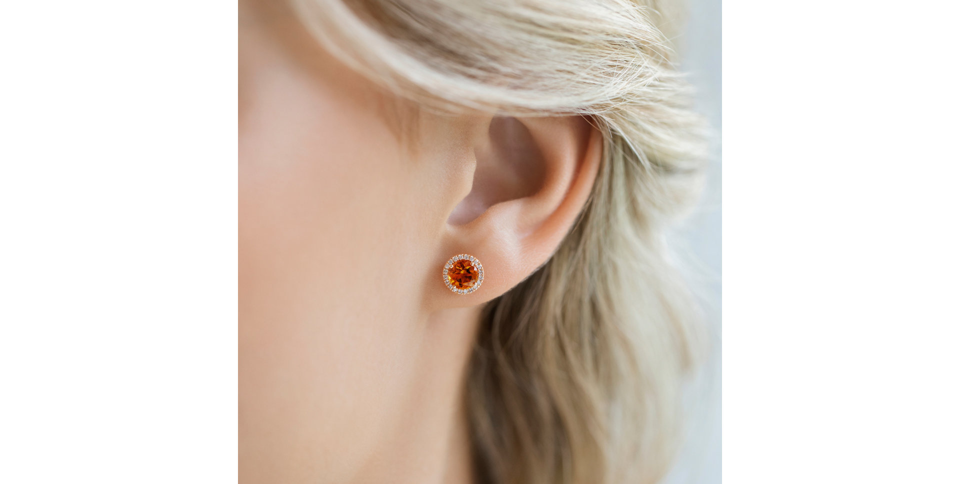 Náušnice s tanzanitem a diamanty Eternal Sunshine