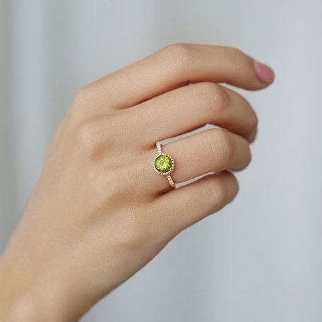 Prsten s rhodolitem a diamanty Noble Lagoon