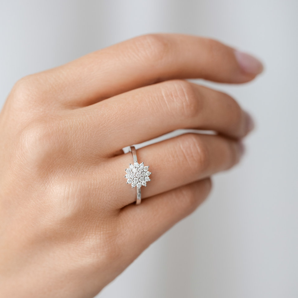 Prsten s diamanty Delicate Star
