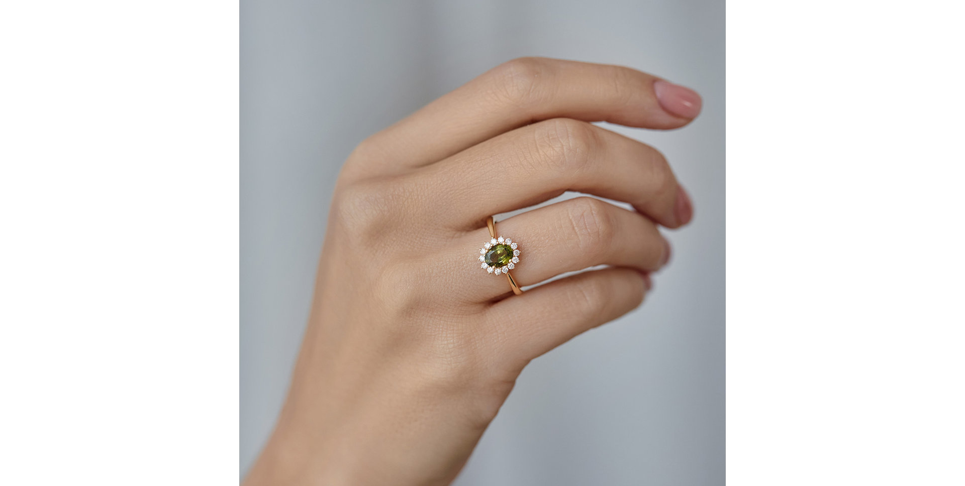 Prsten se safírem a diamanty Princess Sparkle