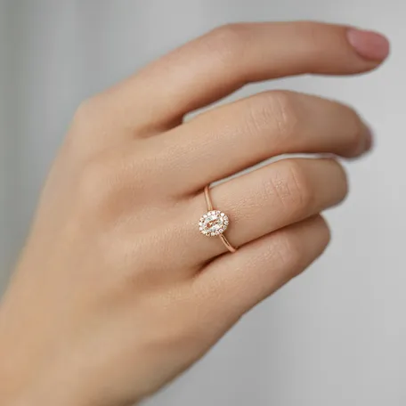 Prsten s safírem a diamanty Princess Wish