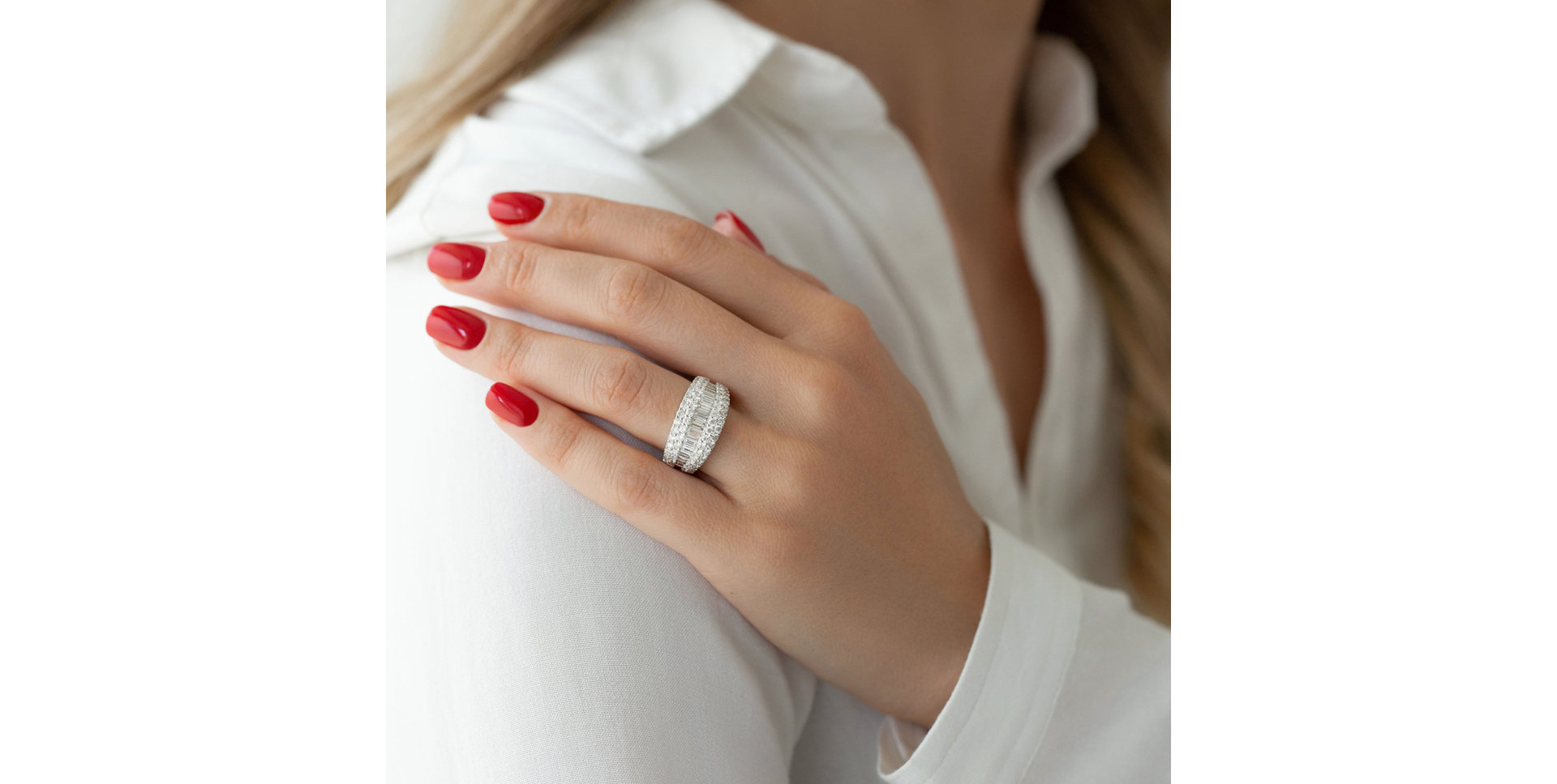 Prsten s diamanty Effect