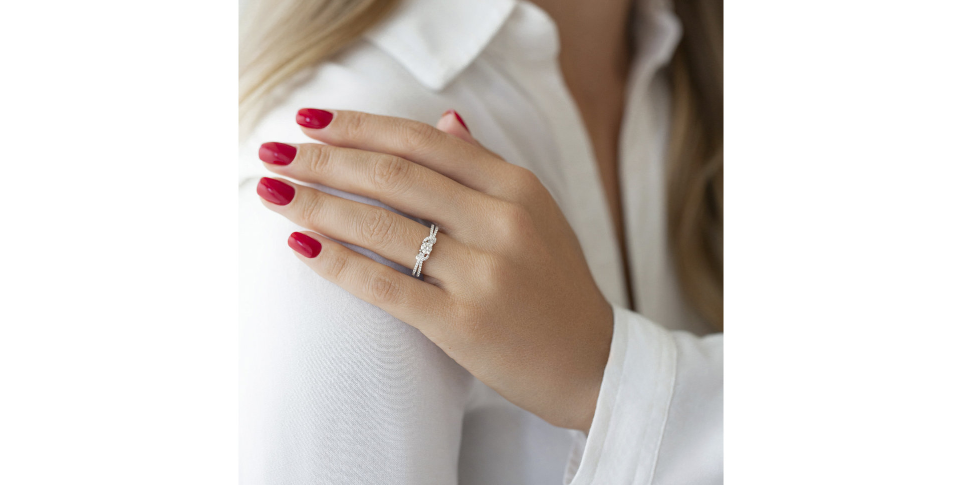 Prsten s diamanty India