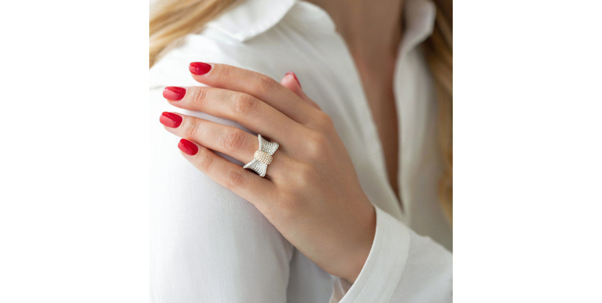 Prsten s diamanty Viva Glamour