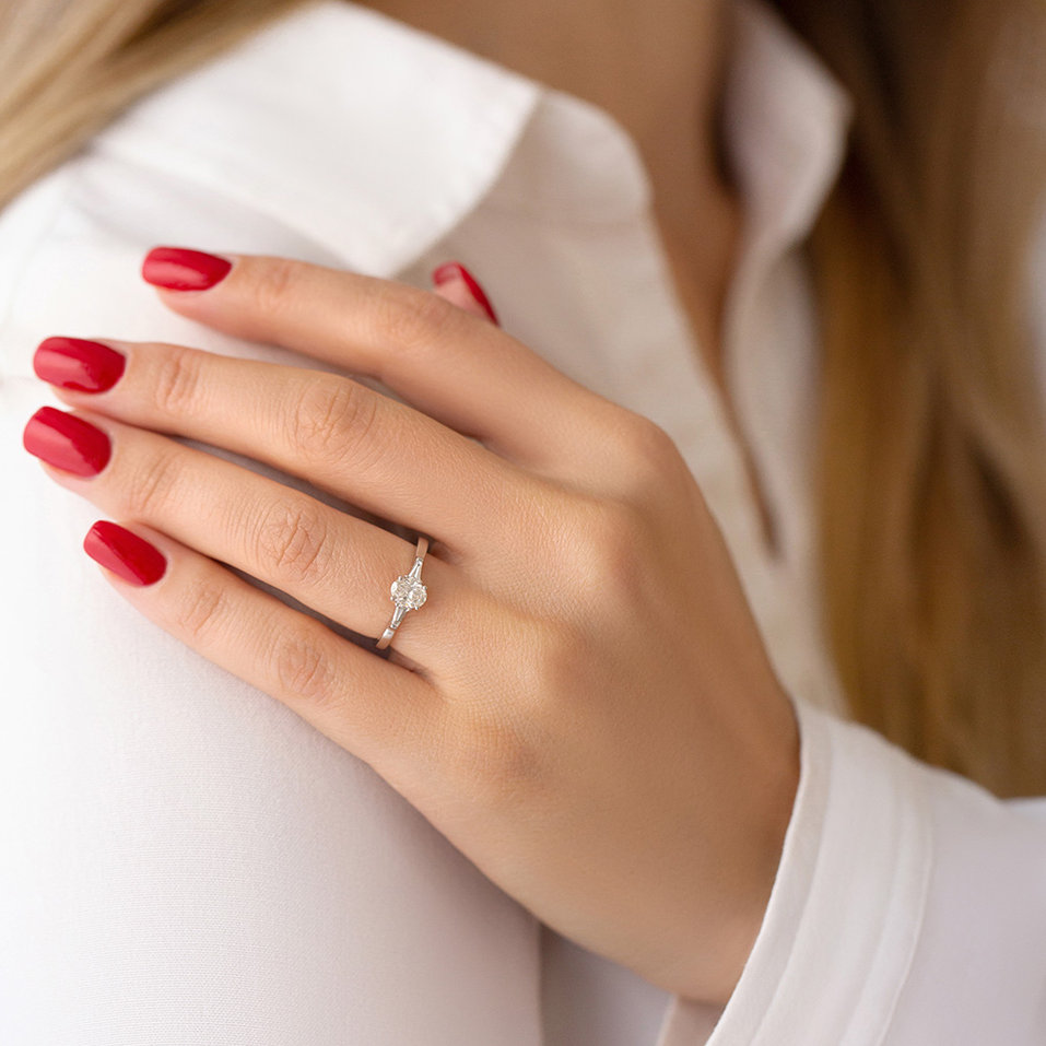 Prsten s diamanty Fiona