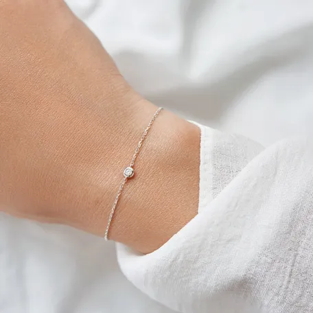 Náramek s diamantem Sparkling Dot