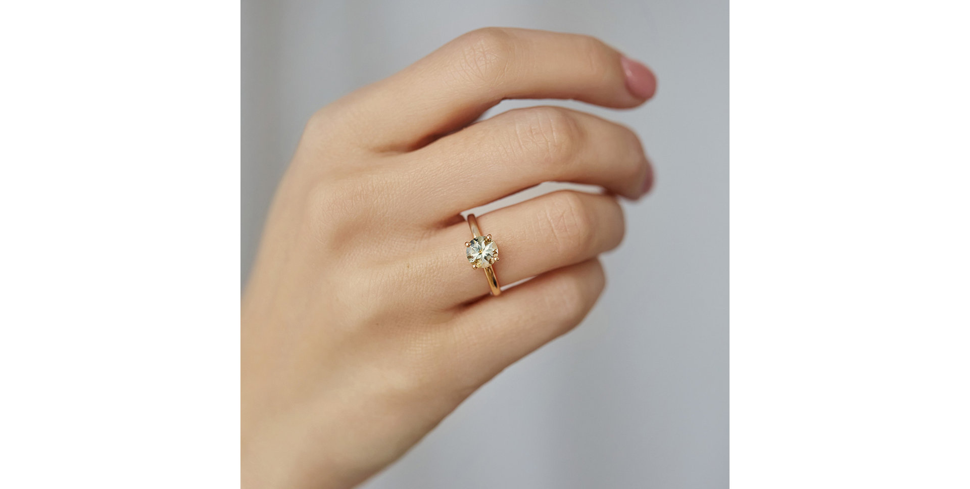 Prsten a rhodolitem Sweet Love