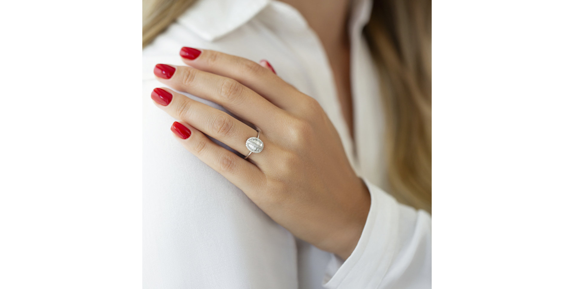 Prsten s diamanty Admiring Sabrina