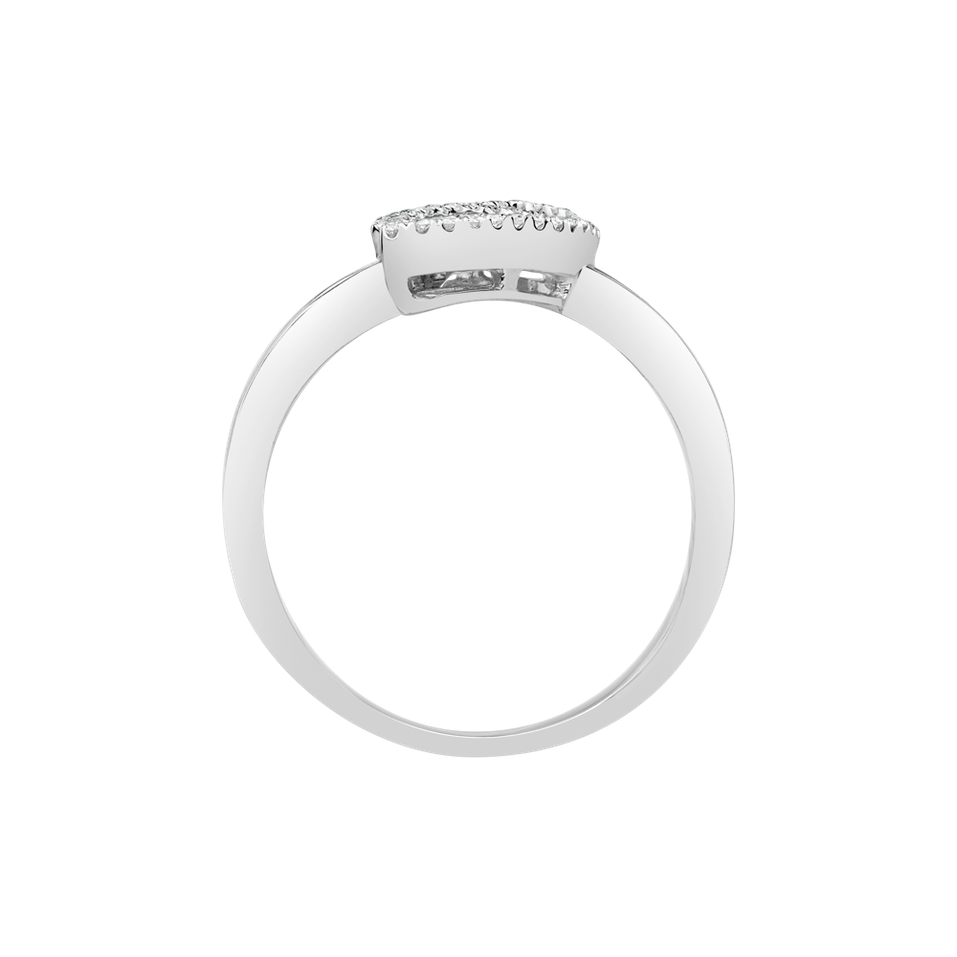 Prsten s diamanty Glossy Wings