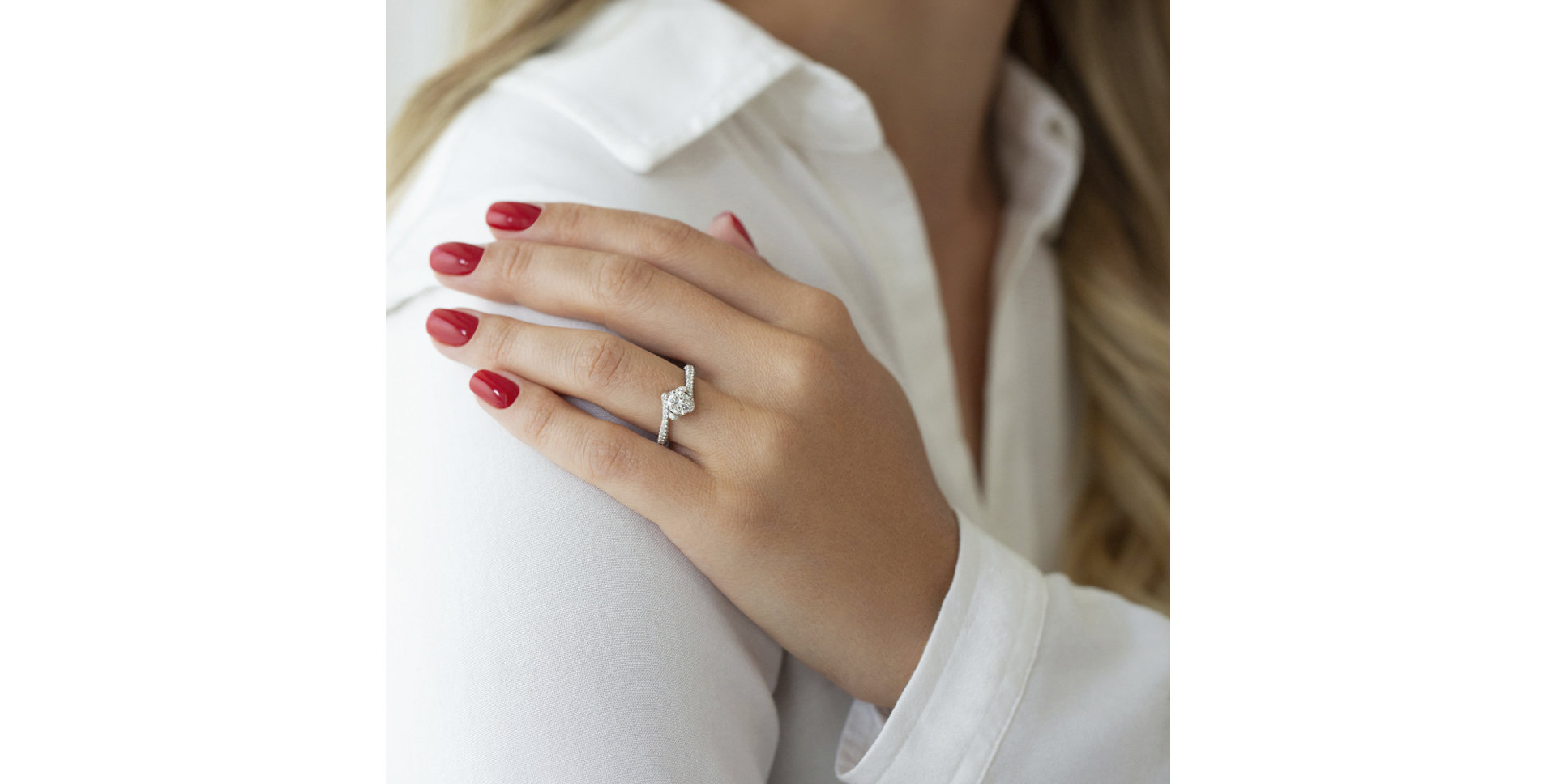 Prsten s diamanty Frozen Princess