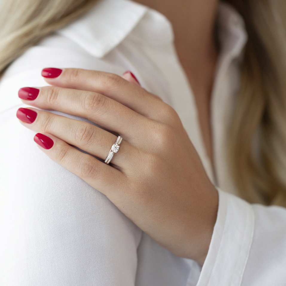 Prsten s diamanty Luciano