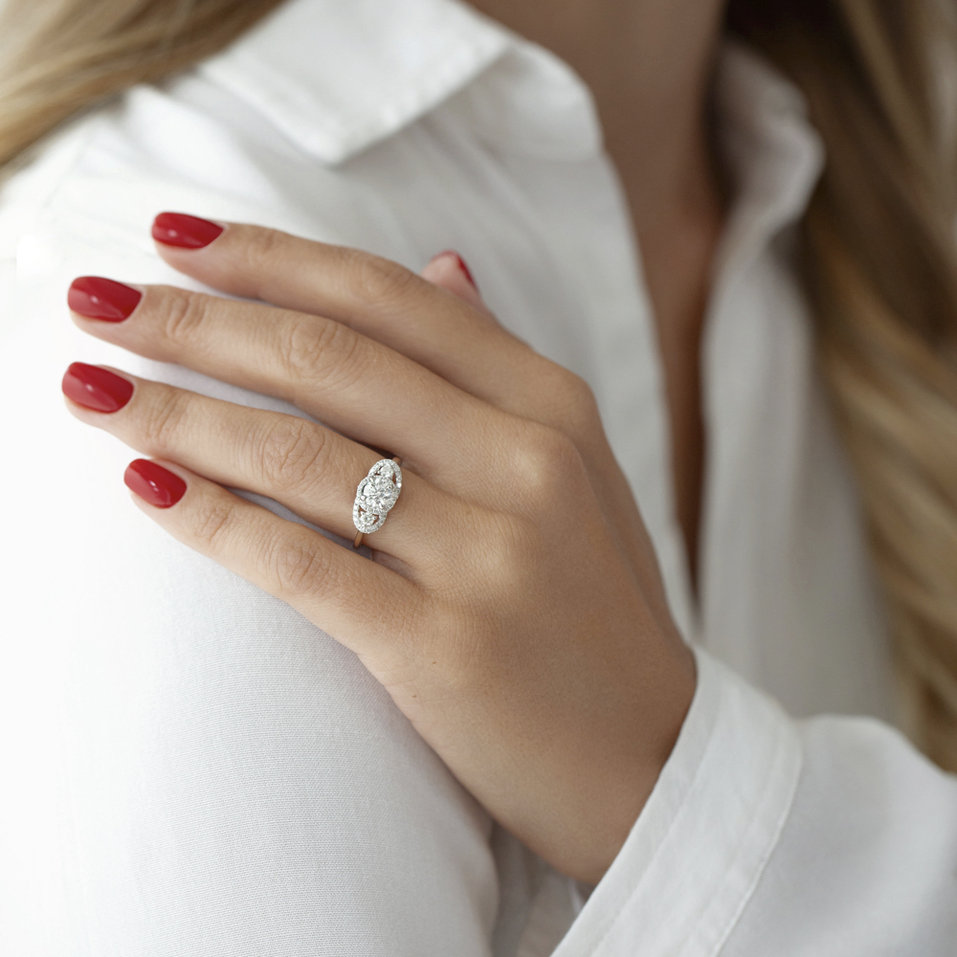 Prsten s diamanty Broadway Countess