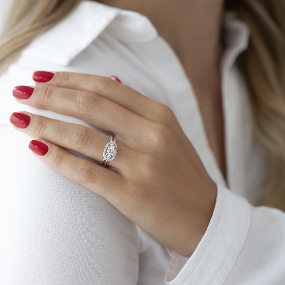 Prsten s diamanty Chiarra