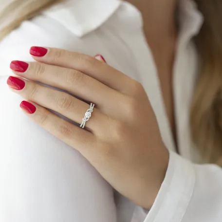 Prsten s diamanty India