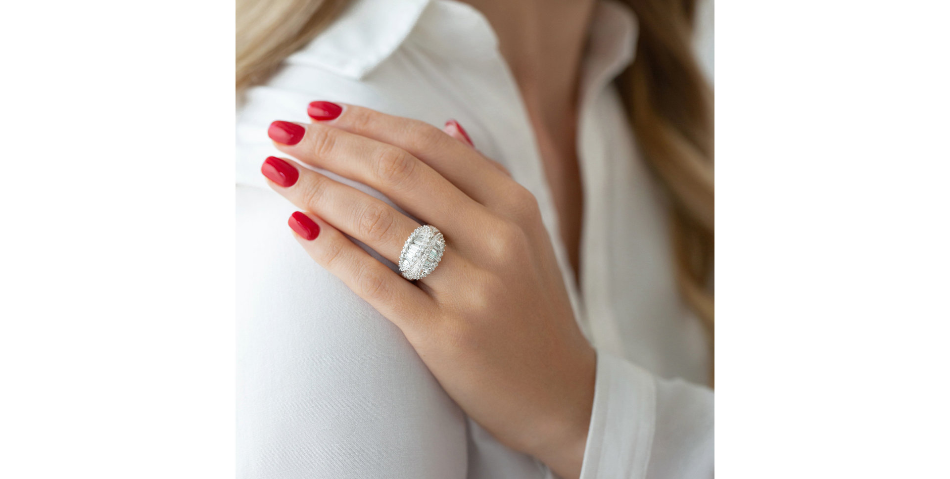 Prsten s diamanty Tempation