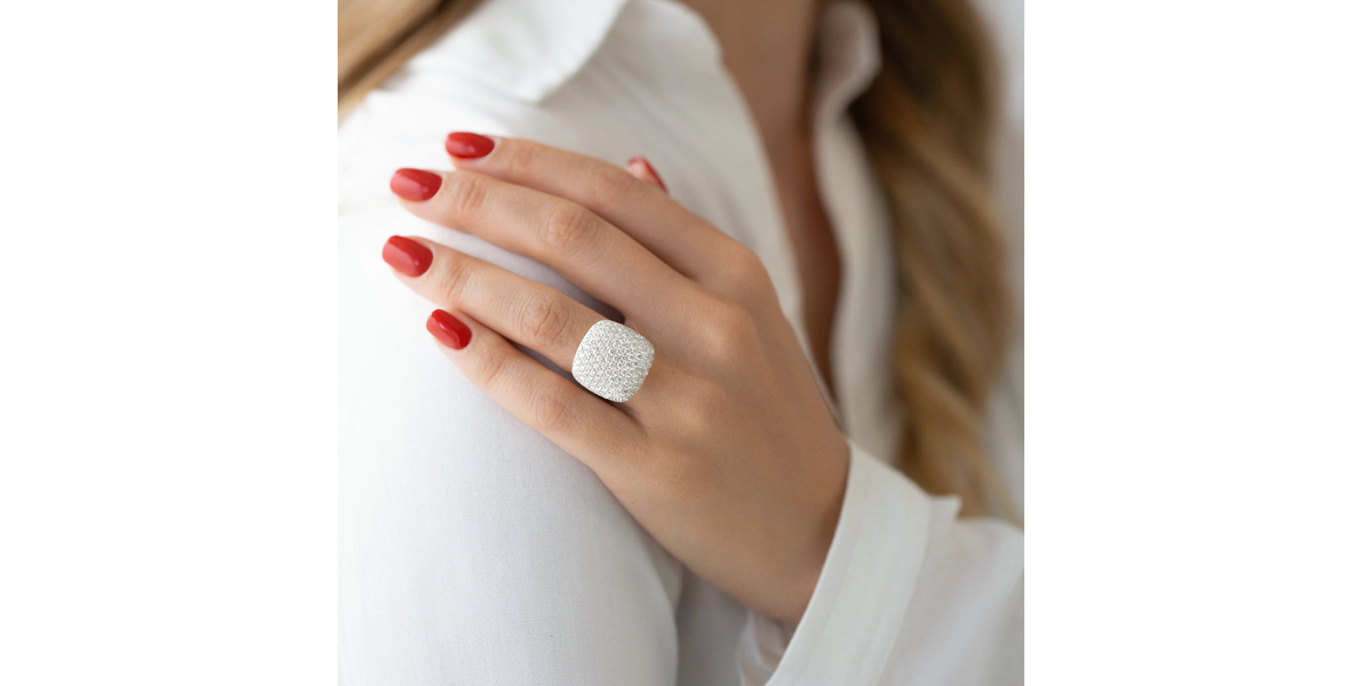 Prsten s diamanty Famous Cube