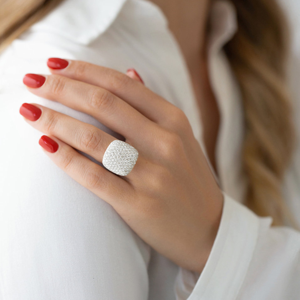 Prsten s diamanty Famous Cube