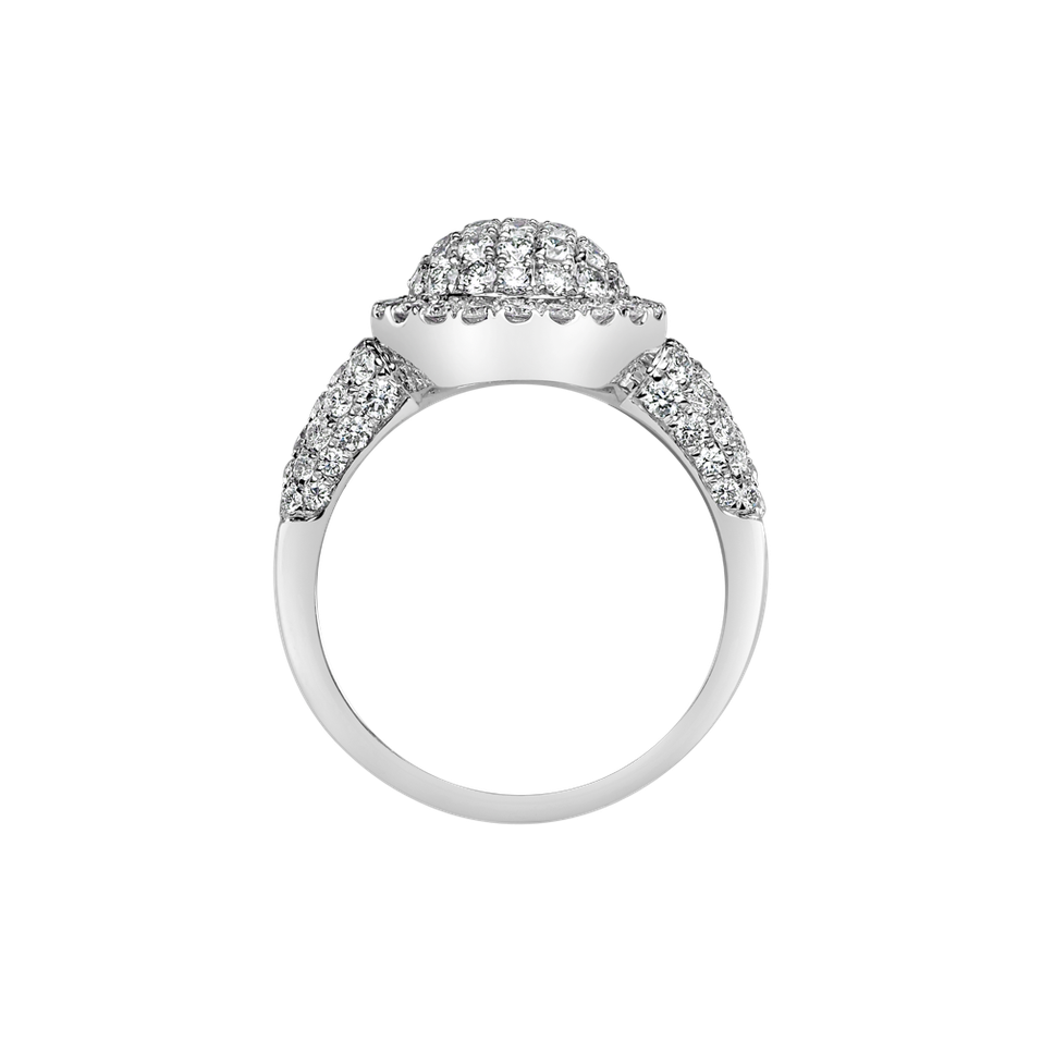 Prsten s diamanty Princess Charming