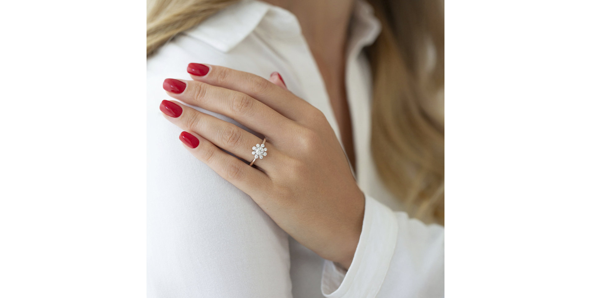 Prsten s diamanty Coraline