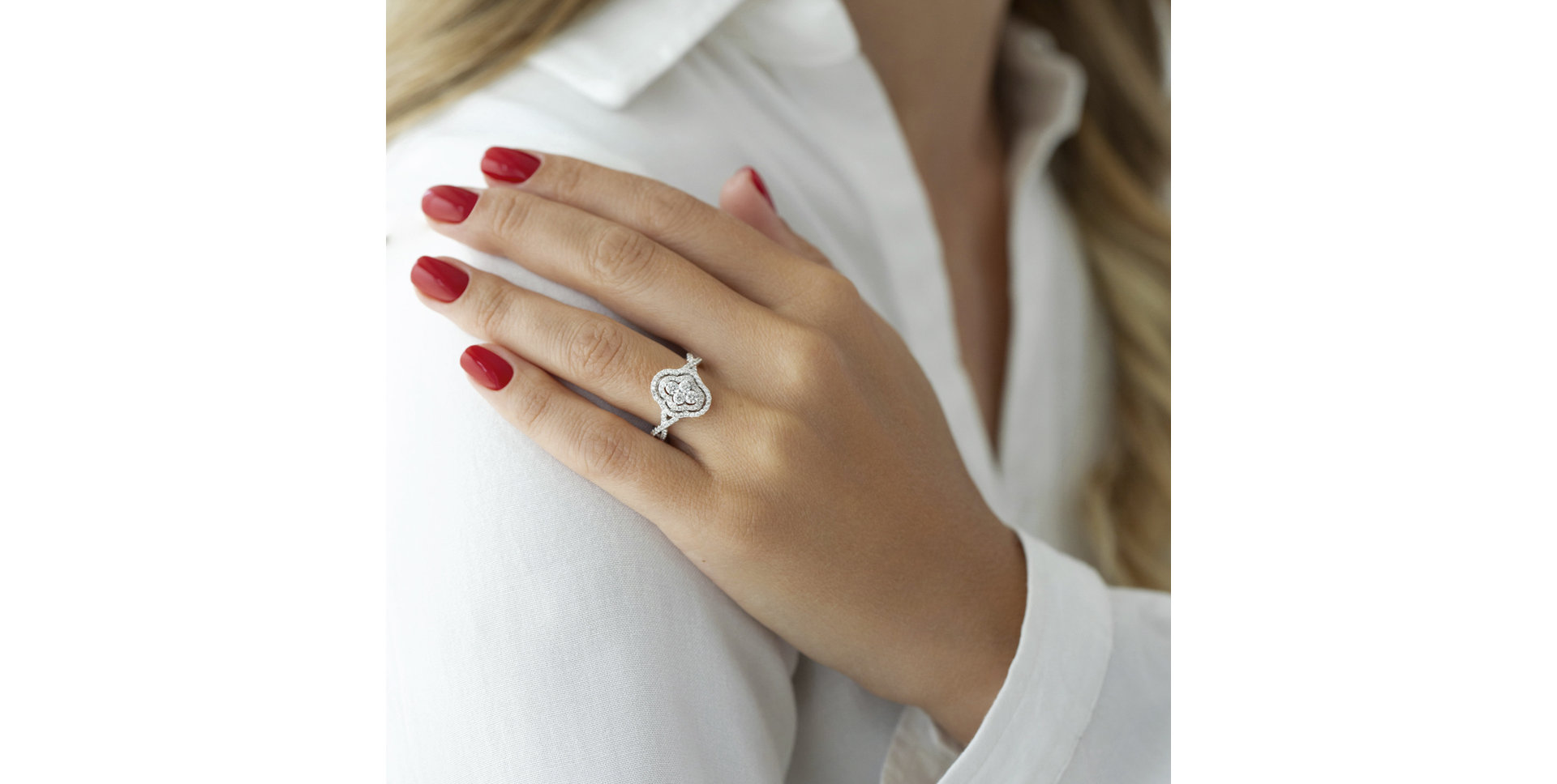 Prsten s diamanty Ludivine