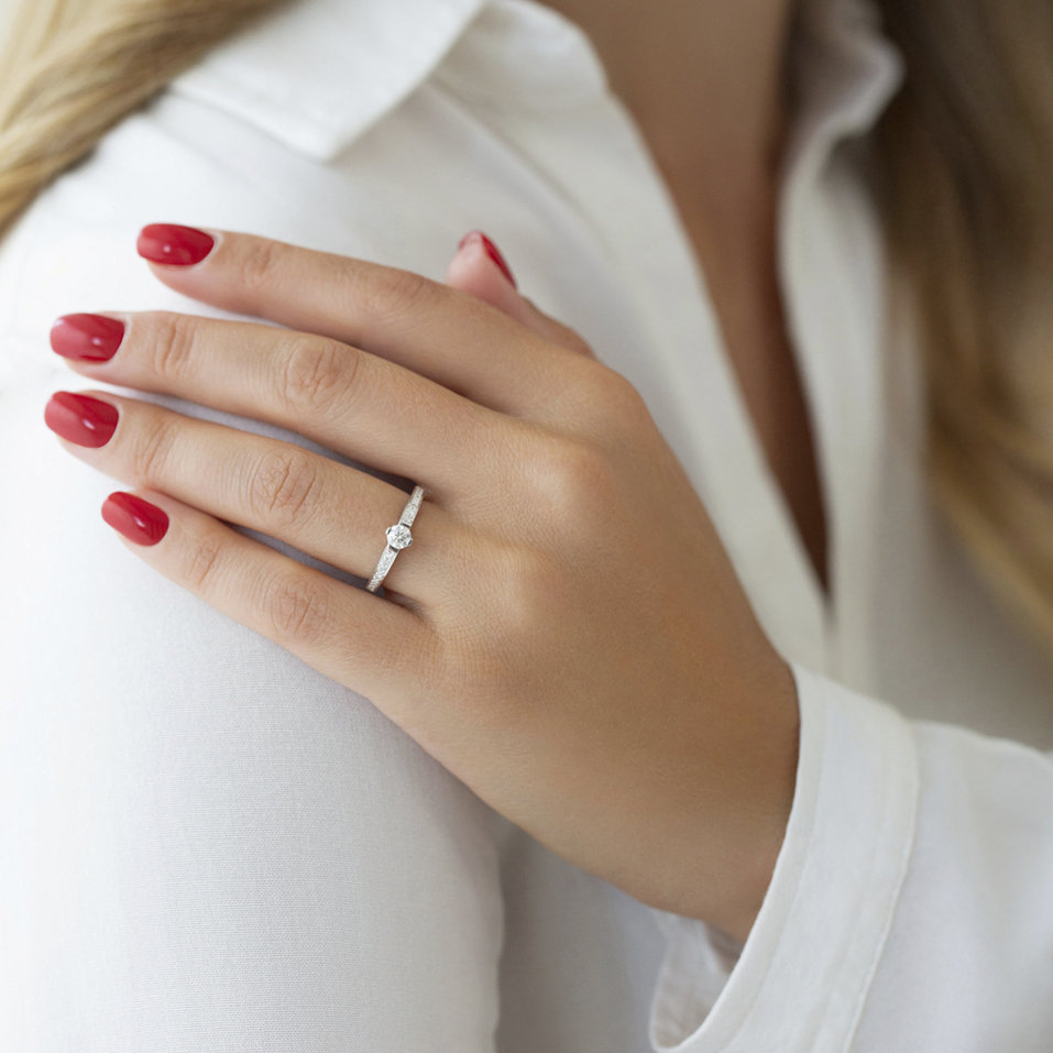 Prsten s diamanty Rachel