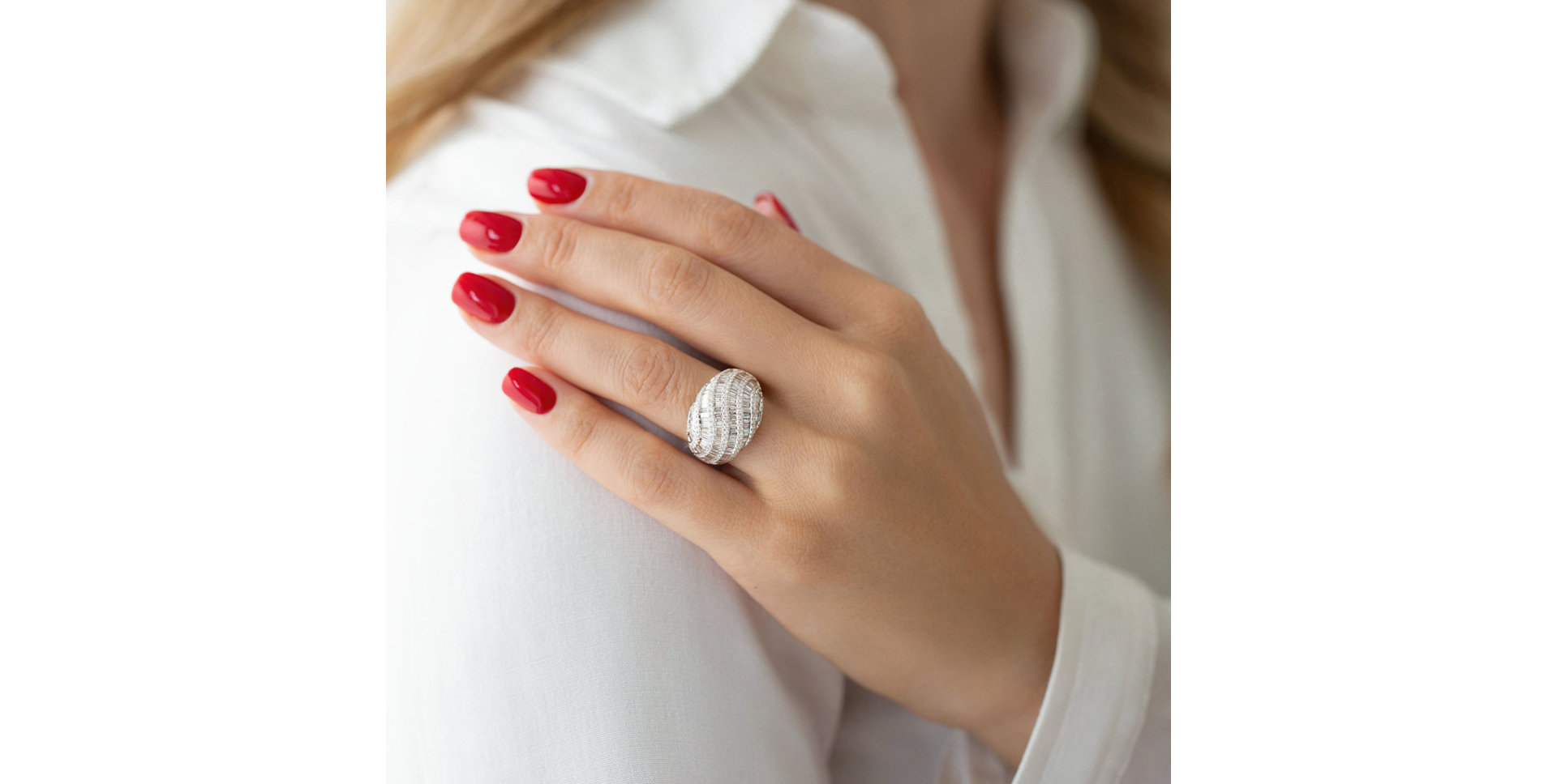 Prsten s diamanty Ezra