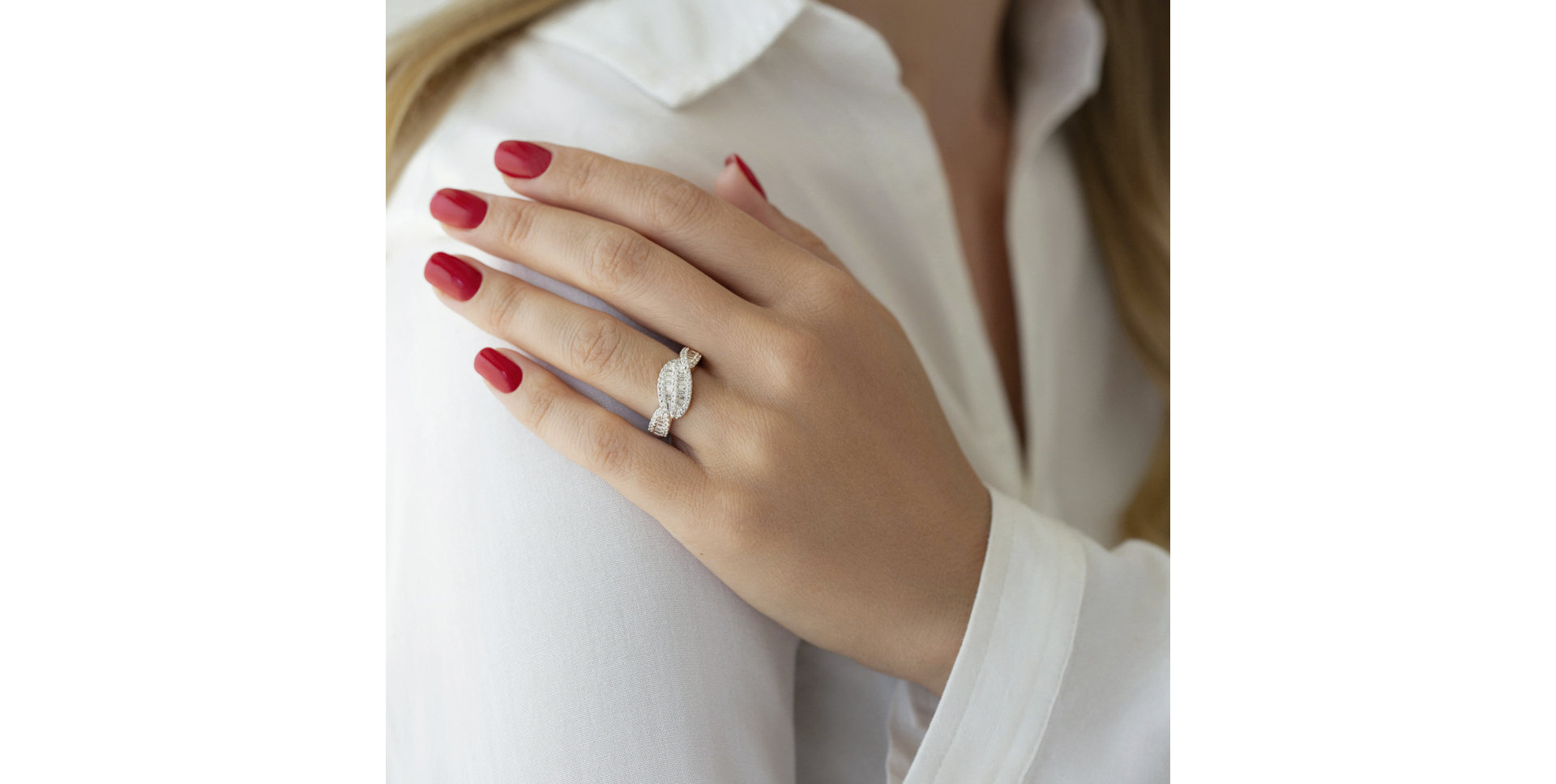 Prsten s diamanty Edouard