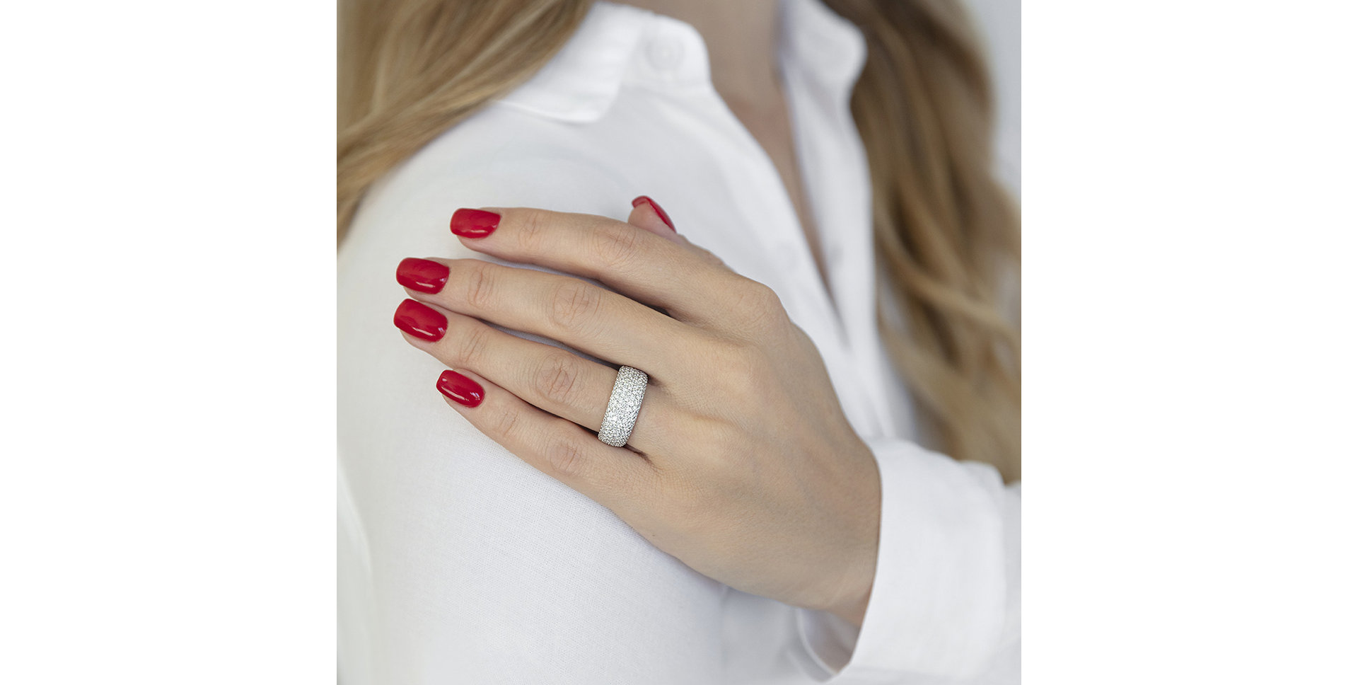 Prsten s diamanty Brushing Mate