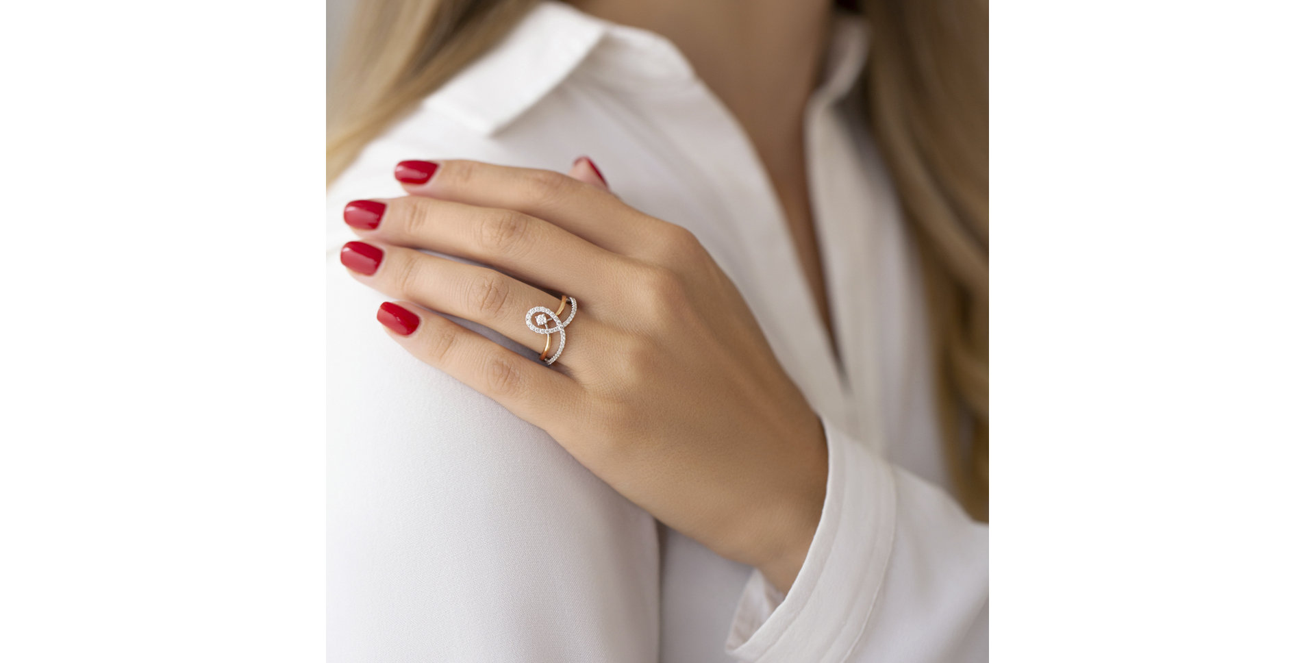 Prsten s diamanty Christia