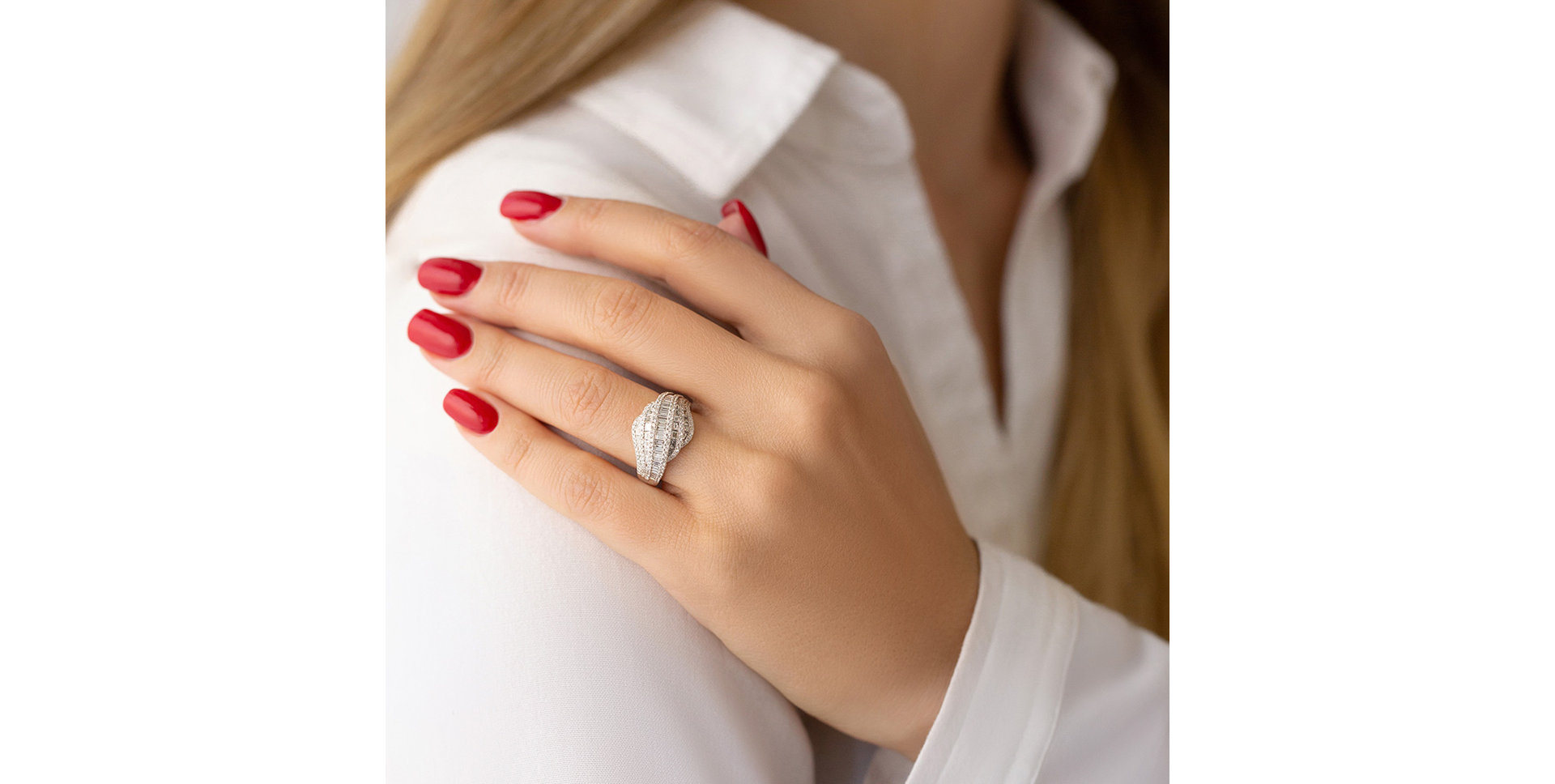 Prsten s diamanty Cédric