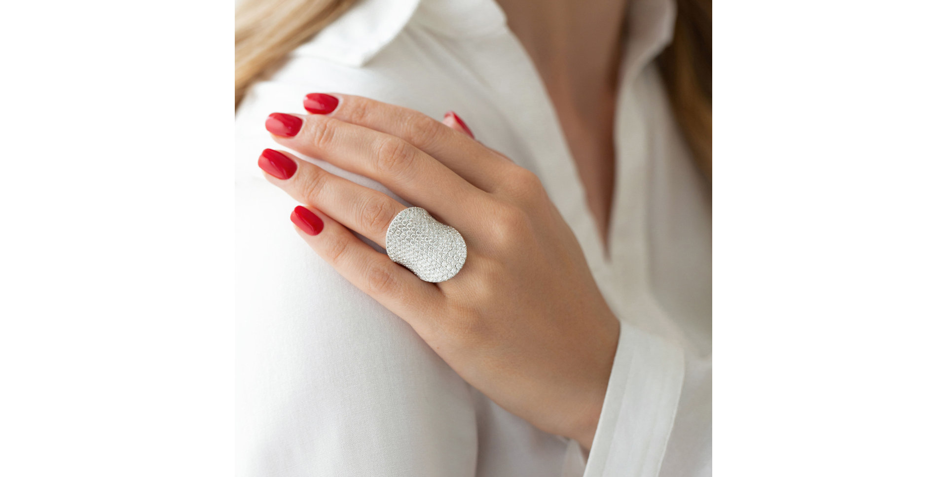 Prsten s diamanty Modern Prophet