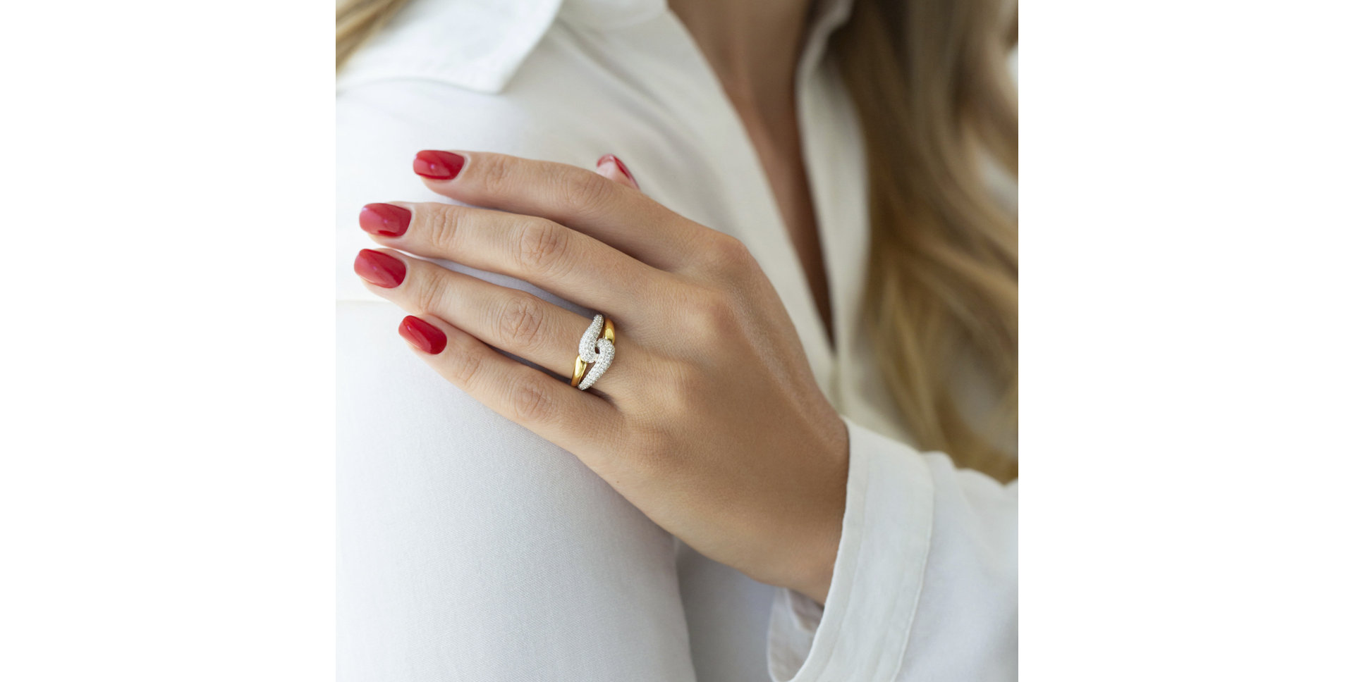 Prsten s diamanty Charles