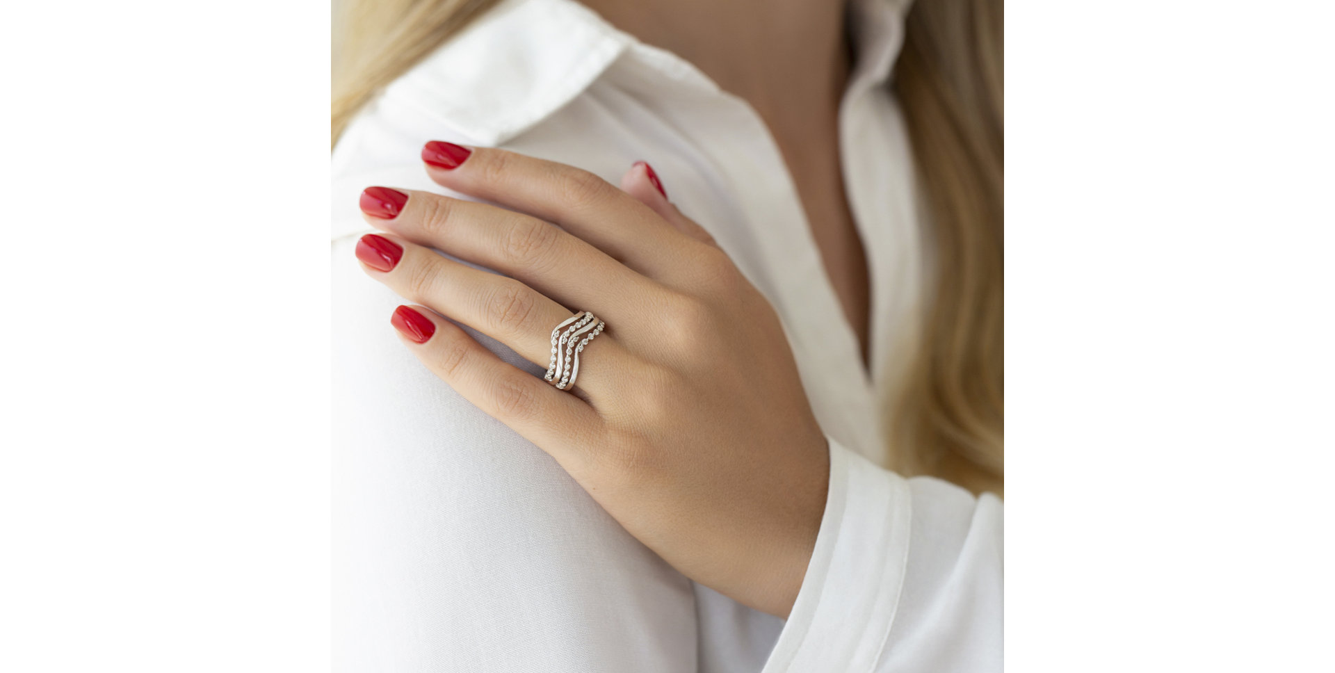 Prsten s diamanty Priness Crown