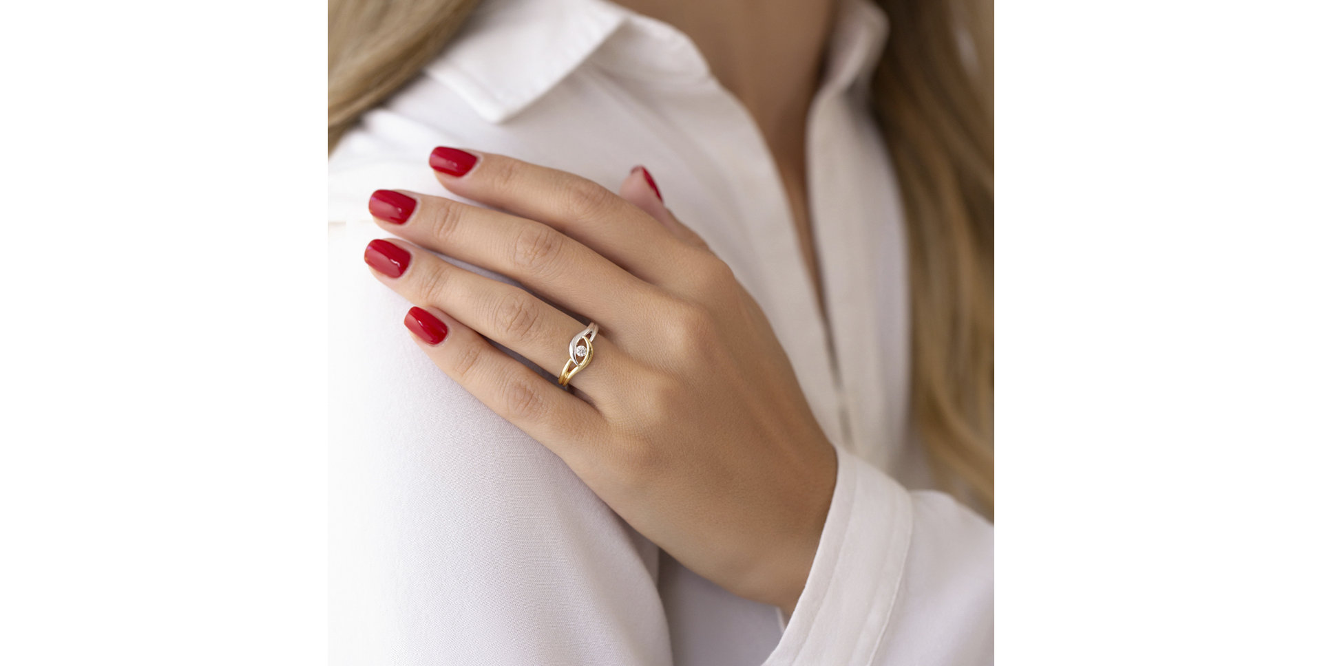 Prsten s diamantem Casimir