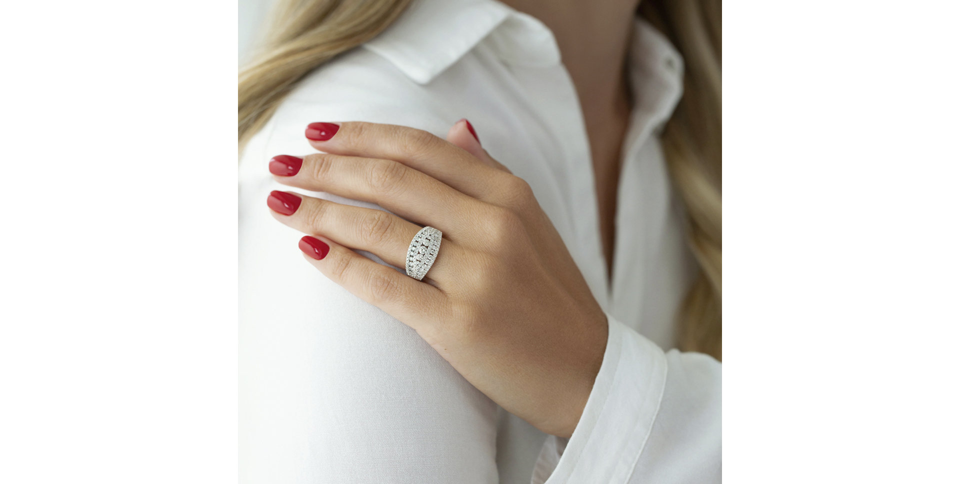 Prsten s diamanty Nevio