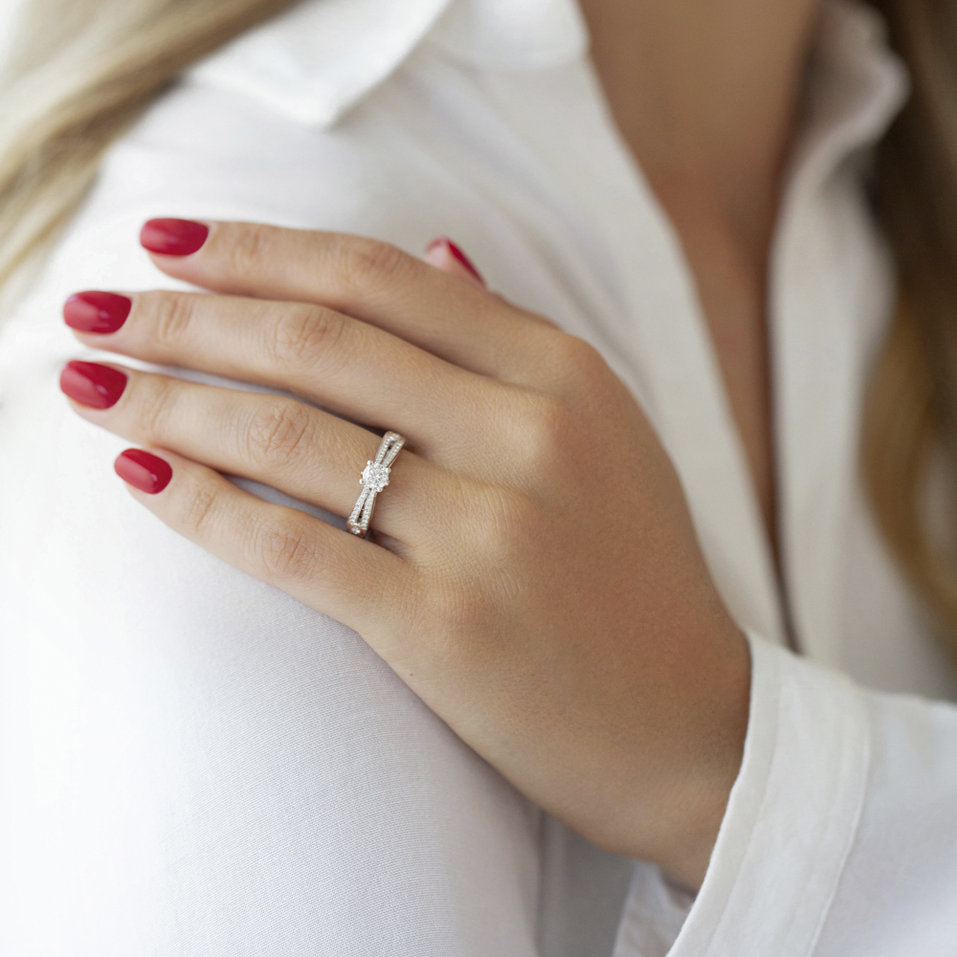 Prsten s diamanty Natanaele