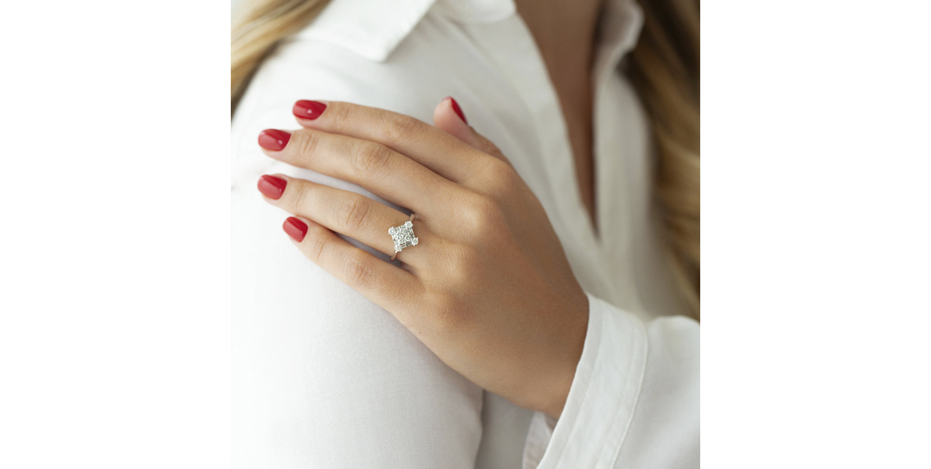 Prsten s diamanty Francoise