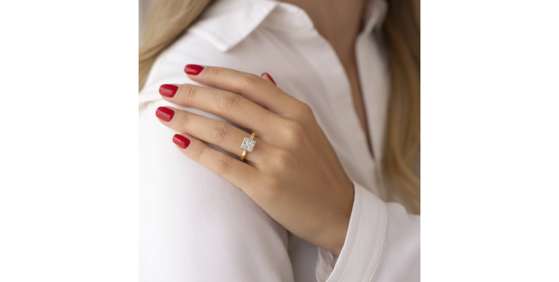 Prsten s diamanty Audacity