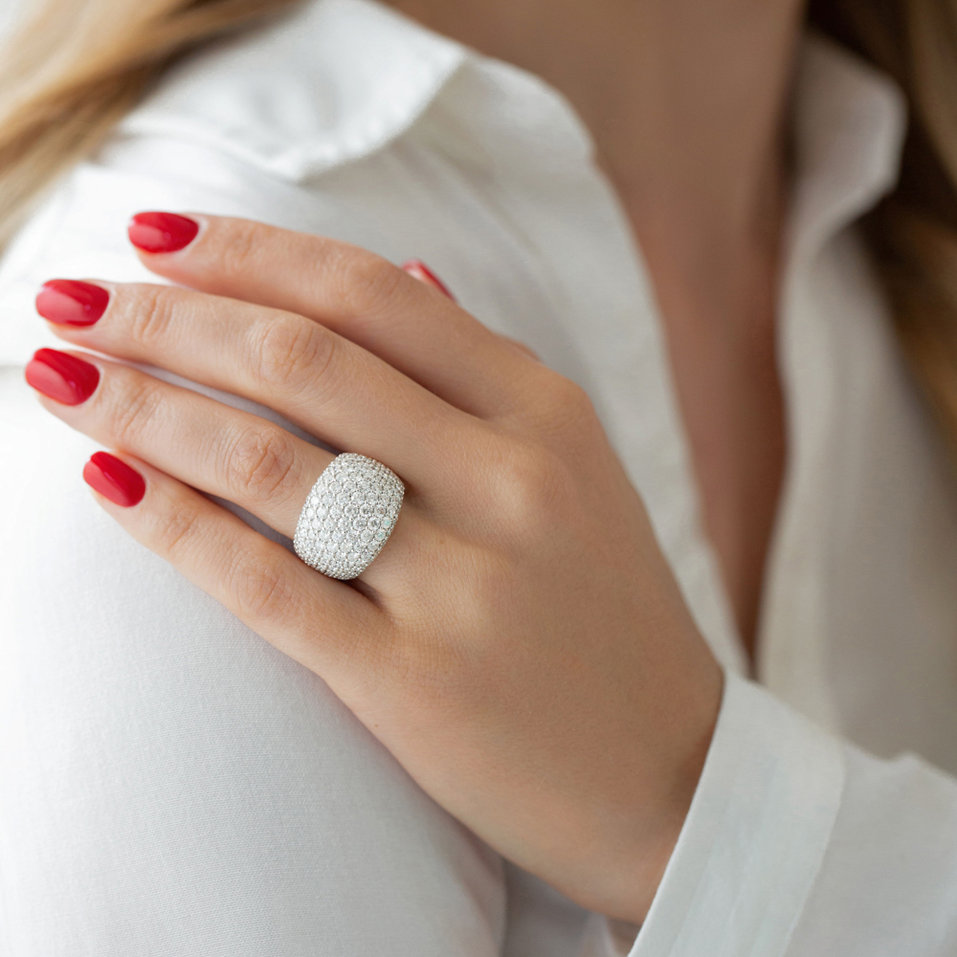 Prsten s diamanty Mystery Raindrops